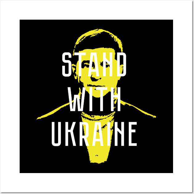 Stand with Ukraine Support Ukraine Wall Art by Ukraine Prints